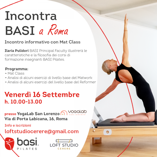 Formazione BASI Pilates a Roma